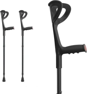 Ergonomic Handle Lightweight Folding Crutch