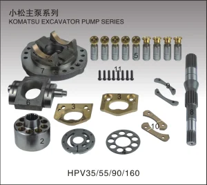 Chinese Manufacture Hot Sale High Quality Hpv90 Hpv35 Hpv55 Hydraulic Pump Piston Pump Repair Kit