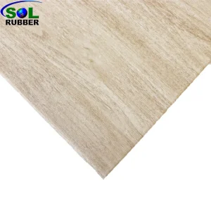 Wood Grain Odorless Absorption Gym Equipment Rubber Gym Floor Mat
