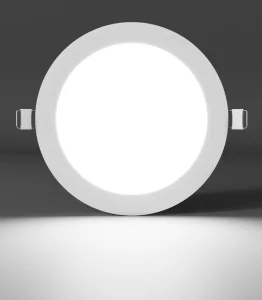 Modern Ultra Slim Recessed Round &amp; Square LED Panel Light IP20 Eco-Friendly 3000/4000/6500K Home Office Mall Lighting Aluminum 3