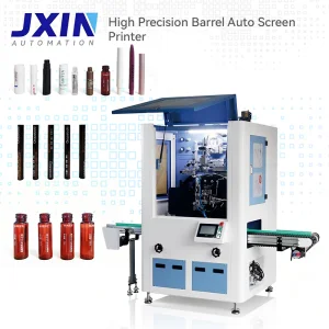 Durable High Precision Automatic Screen Printing Machine System with LED UV Curing System for Tube Barrel