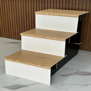 Eco-Friendly Residential Stone Marble Vinyl Wood Stair Treads for Luxury Spc Solutions