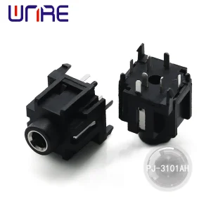 China PJ-3101AH Stereo Audio Jack for Headphones Black 3.5mm Manufacturers, Supplier
