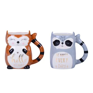 Wholesale Vivid Animal-Inspired Ceramic Cup with Tail Loop KDMC0780 Manufacturer, Supplier