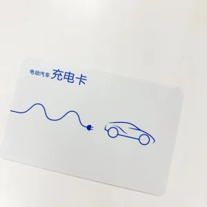 860-960MHz RFID Electronic Tag Long Distance U9 White PVC UHF Charging Card