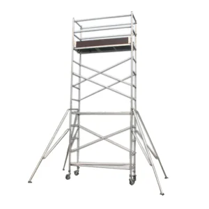 5m Platform 6m Single Double Width Aluminum Scaffolding Mobile Working Tower