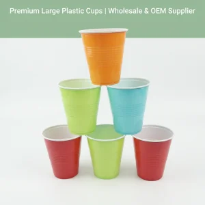 Disposable Color PP Plastic Cups 500ml