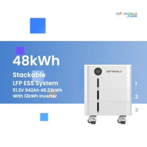 ESS 50KW Batteries Backup Battery System Industrial Commercial Energy Storage