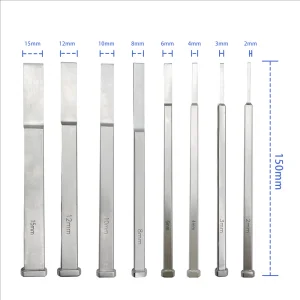 Bone Osteotomes 2mm-15mm Autoclavable Stainless Steel Veterinary Orthopedic Pet Instruments