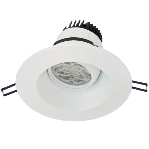 LED COB Lighting 5CCT 12W 15W 18W Adjustable Recessed Ceiling Light Dimmable LED Downlight Directional Round Gimbal Smart Rgbcw Low Glare CRI90+ Factory Price