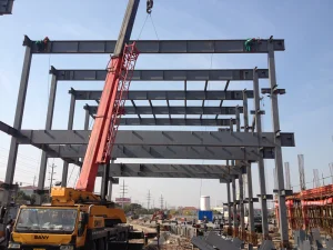 Hot Sale Prefabricated Steel Lightweight Portal Structural Construction Aircraft Hangar Workshop Warehouse Storage House Welding