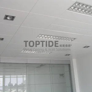 24 X 24 Aluminum Suspended Metal Ceiling Clip Snap in Multi Sizes Ceiling System