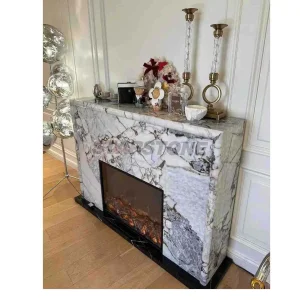 Starstone Modern Marble Fireplace Mantels
