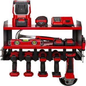 High Quality Heavy Duty Wall Mounted Power Holder Steel Metal Power Tool Storage Organizer