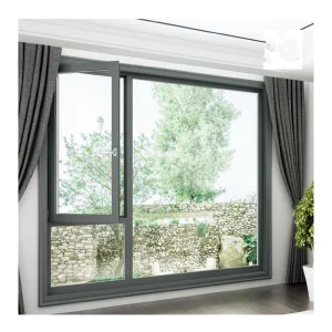 Australian Soundproof Arch Top Design Outswing Aluminum Awning Open out Bifold Picture Window