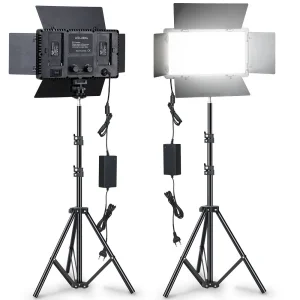 U600 Dimmable LED RGB Ring Light Metal Studio Lighting For Video Photographic Live Streaming &amp; Makeup For TikTok &amp; Phone Use