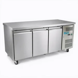 Gn3100 Series Commercial Stainless Steel Refrigerated Counter Chiller Freezer with Ventilated Cooling
