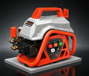 غسالة ضغط كهربائية ثقيلة 260bar - 1800W آلة تنظيف السيارات بمحرك مغناطيسي دائم صناعي