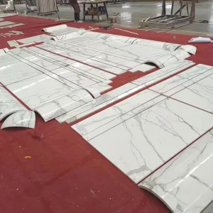 Modern Style Italian Calacatta White Marble Tiles Floors Price 60*60