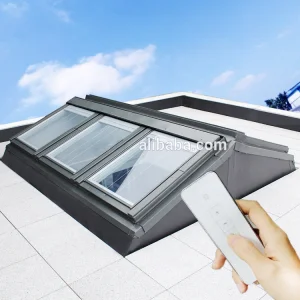Smart Electric House Roof Window Automatic Aluminum Skylight Windows