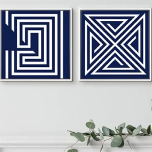 Geometric Maze Canvas