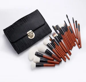 Luxury Redwood Professional Makeup Brush Set with High-Quality Natural Goat Hair