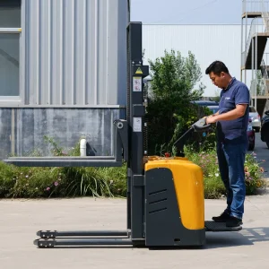 Factory Price 0.5t 1t 1.5t Fully Automatic Electric Pallet Stacker Lift