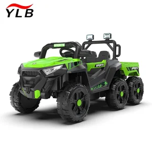 High Quality Big Size 6-Wheel Electric Ride Car for Kids
