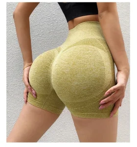 Women Seamless Sports Yoga Shorts