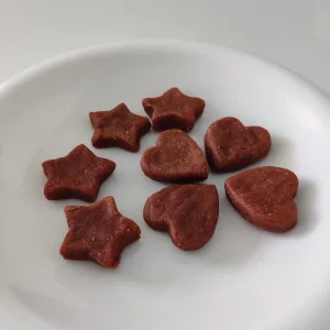 Chewy Duck Heart Jerky Snacks Dogs Cats Dental Care Wholesome Pet Food