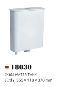 Factory Wholesale Squatting Pan Toilet Tank Dual Flush 3/6L PP Plastic Water Saving Cistern Water Tank