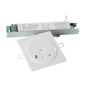 3W Ceiling Recessed Rechargeable LED Emergency Downlight with Ni-CD Batteries