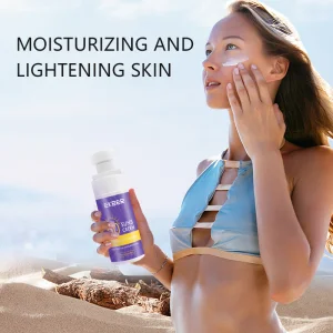 Bulk Sale Ekber Summer Skin Care Organic Sunblock Cream Physical Sun Care 60ml SPF50+++ UV Protection Sunscreen Cream