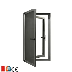 Fixed Casement Pivot Window Office Building Project Waterproof Aluminum Alloy Glass Single Hung Window