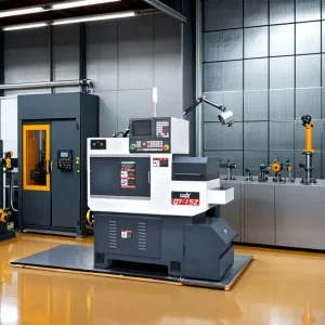 Compact CNC Lathe Machine for Precision Clock Component Production