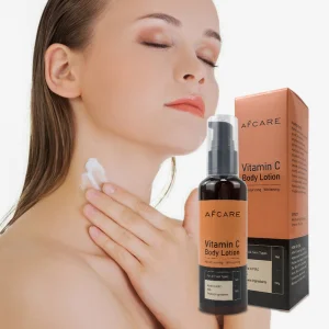 Private Label OEM Organic Skin Repair Whitening Hydrating Soothing Brightening Vitamin C Body Lotion