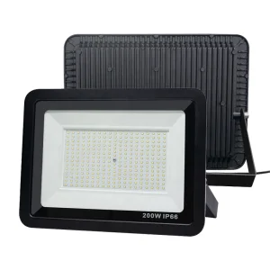 220-240V AC Powered Flood Lights 200 Watts Aluminum Linear Driverless Home Waterproof Lamp Outdoor Led Reflector Light