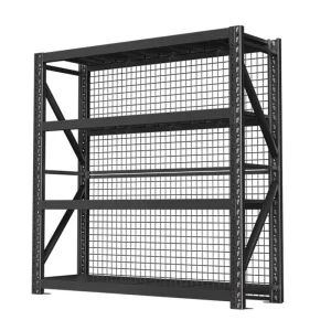 Ventilated Adjustable Shield Stand with Mesh Panel 4-Layer Multilayer Corrosion Resistant Steel Rack for Dry Storage