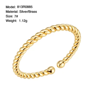 Sterling Silver Twisted Ring