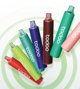 Todoo Glo 2500puffs Bood Custom Menthol 6% Nicotine Megabox Evo 15 K 20 000 Crazyace Vape EU Bar Disposable Vape