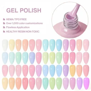 Professional Gel Polish, Long-Lasting UV/LED Cure Nail Polish