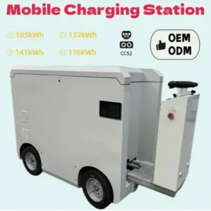 Portable High-Power Wireless Road Rescue Commercial DC Mobile/Portable/Movable Fast/Rapid/Quick Electric Vehicle Charging Station EV Charger Pile