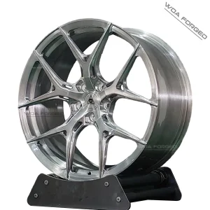 Lightweight Polished Chrome Forged Car Wheels Custom Sport Hf-5h Aluminum 6061-T6