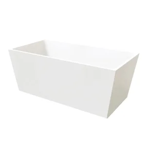 Square White Acrylic Sanitary Ware Walk in Bath Tub Soaking Bathtub