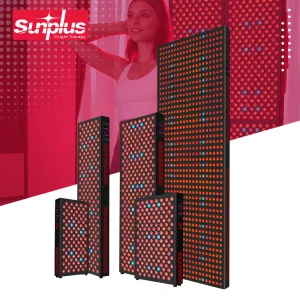 SunPlus 8 Wavelengths Red Light Near Infrared Skin Health Muscle Body Recovery Panel Led Red Light Therapy Panel Full Body