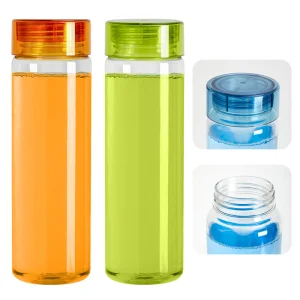 Customized Advertising Gifts Health Cup Colorful Transparent BPA Free Plastic Water Bottle