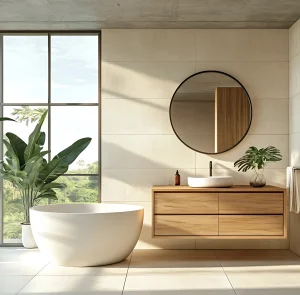 Modern Stainless Steel Bathroom Cabinet