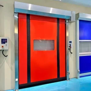 Industrial Automatic Cold Storage PVC High Speed Zipper Doors