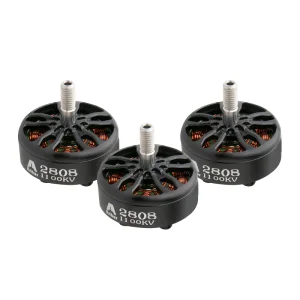 Flashhobby 2808 Brushless Motor 1100KV Waterproof Permanent Magnet High Thrust for Racing Car RC Toy Boat Drone 3-6S Lipo