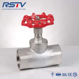SS304 SS316 Thread Stainless Steel Globe Valve BSPT NPT Bsp